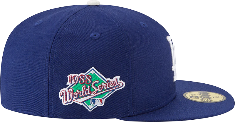 Los Angeles Dodgers 1988 World Series Wool Authentic Cooperstown Collection 59FIFTY Fitted Hat - Image 4