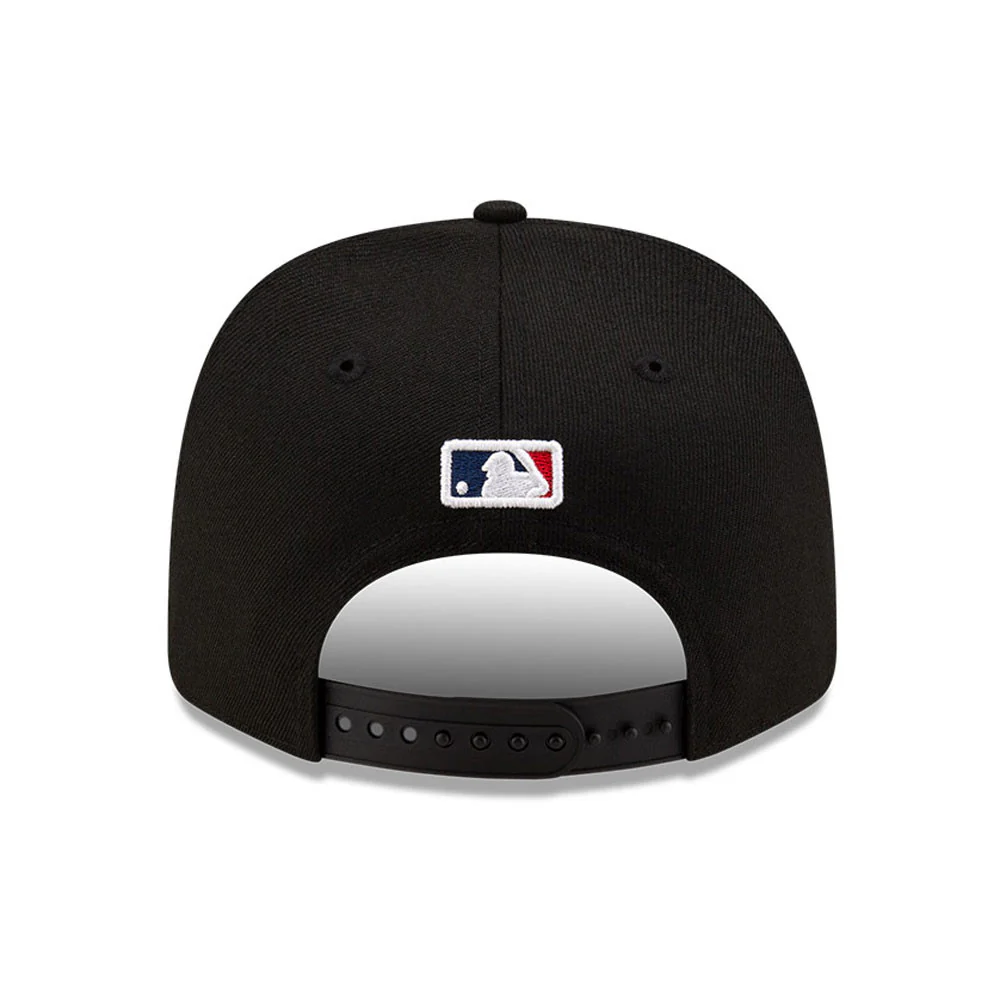 Los Angeles Dodgers New Era White/Black 2024 World Series Champions Locker Room 9SEVENTY Stretch-Snap Hat - Image 4