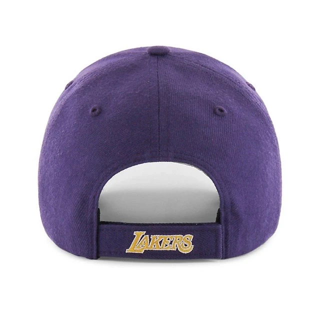 Los Angeles Lakers Purple NBA 47 Brand MVP Basic Adjustable Hat - Image 2