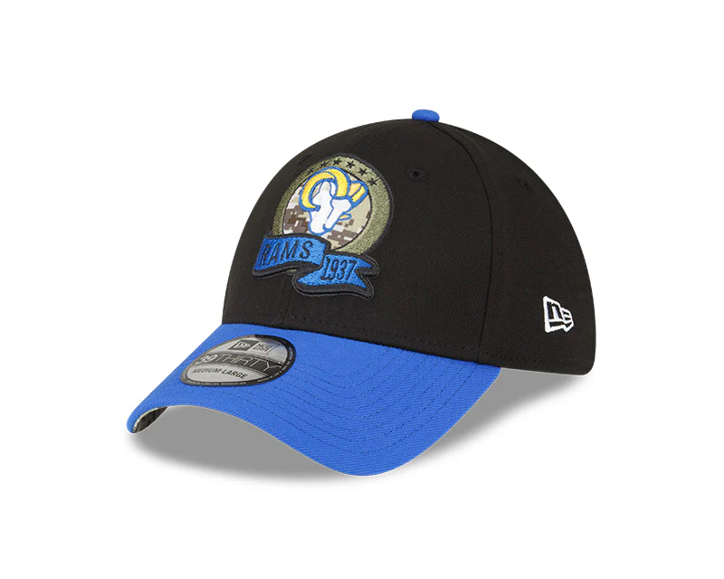 Los Angeles Rams New Era 2022 Salute To Service - 39THIRTY Flex Hat - Image 4