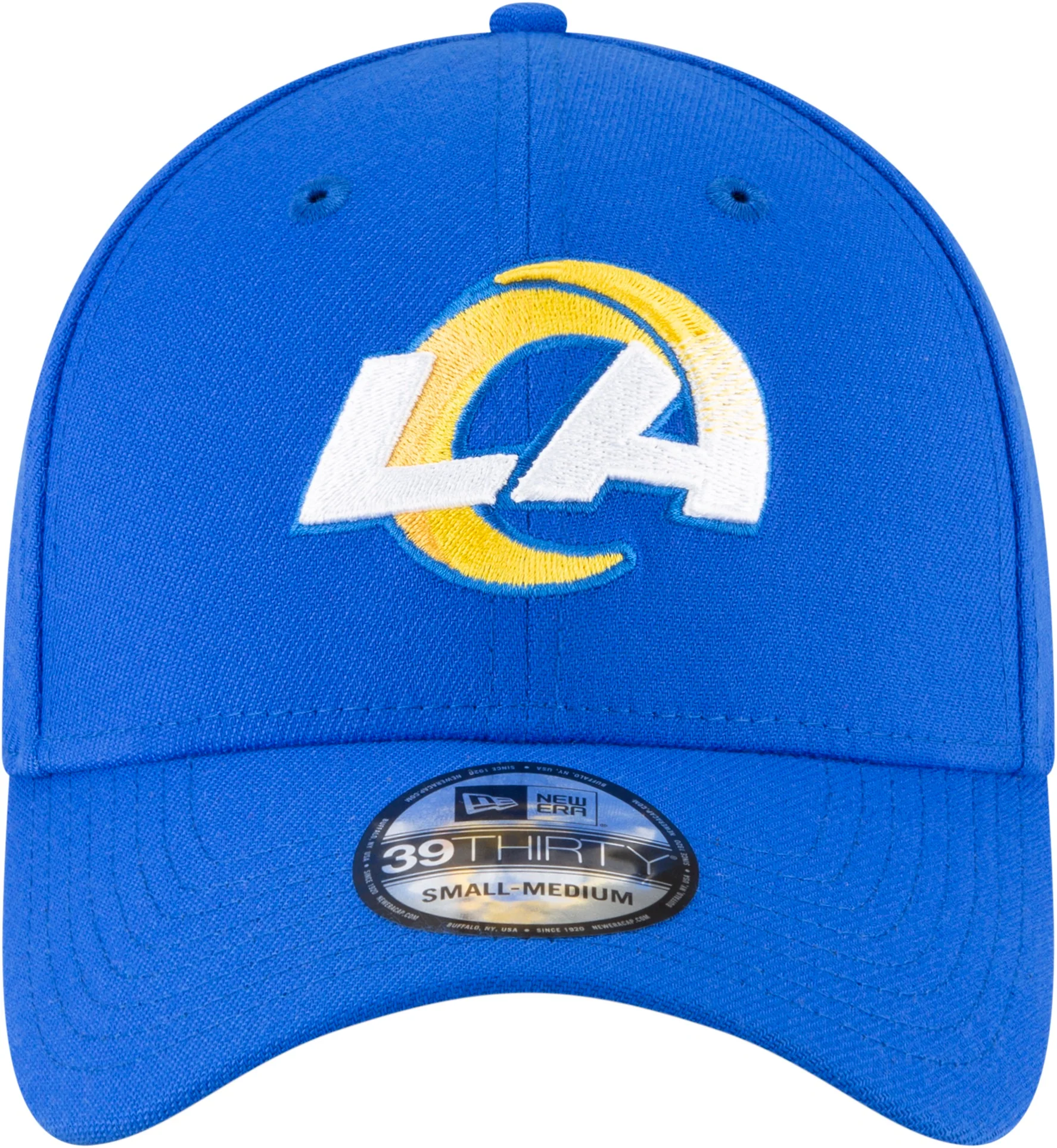Los Angeles Rams New Era 39Thirty Royal Flexfit Hat - Image 2