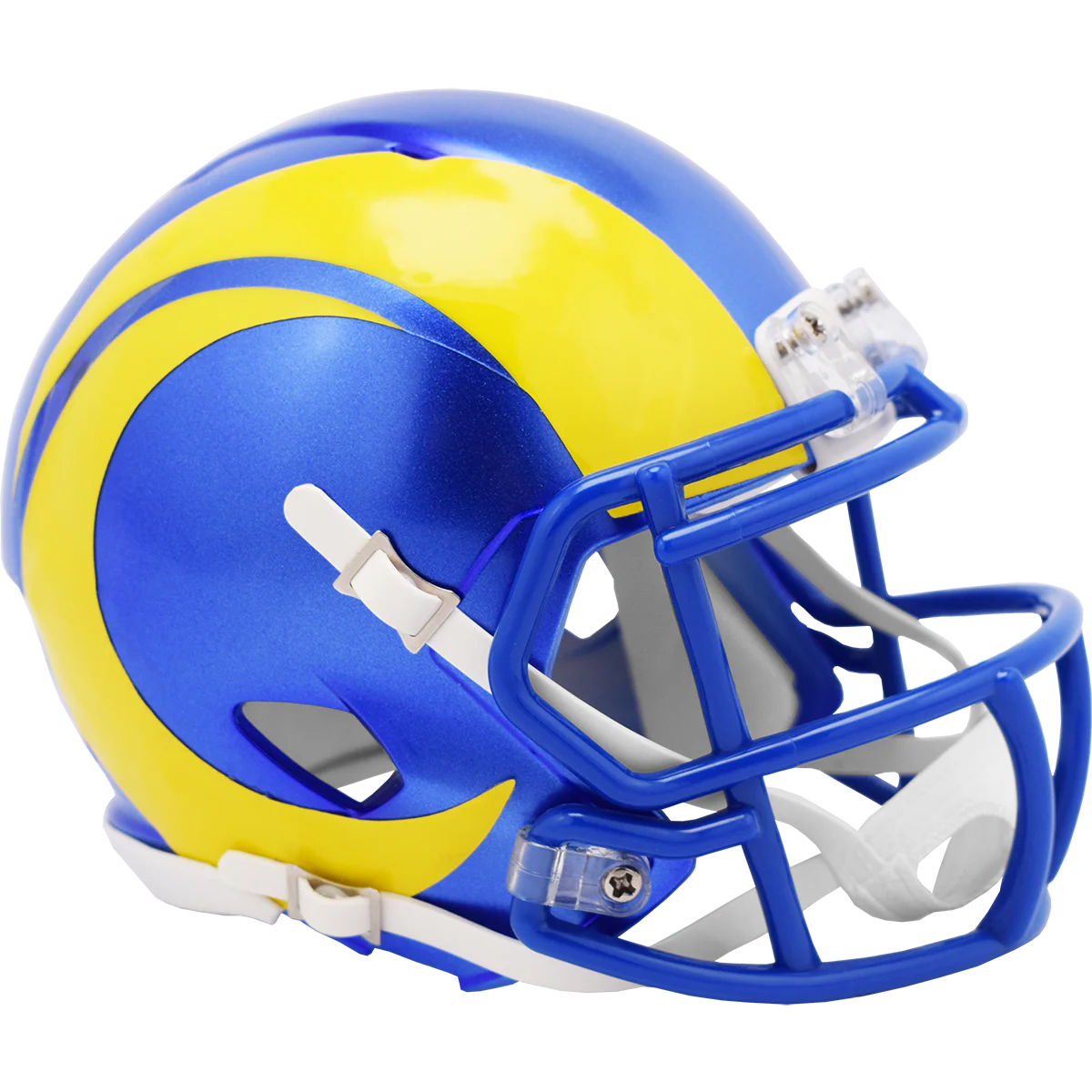 Los Angeles Rams NFL Riddell Blue Yellow Speed Mini Football Helmet