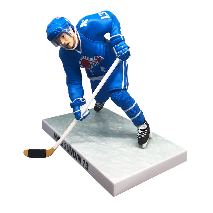 Mats Sundin Quebec Nordiques 2020-21 NHL Import Dragon 6" Figure - Image 3