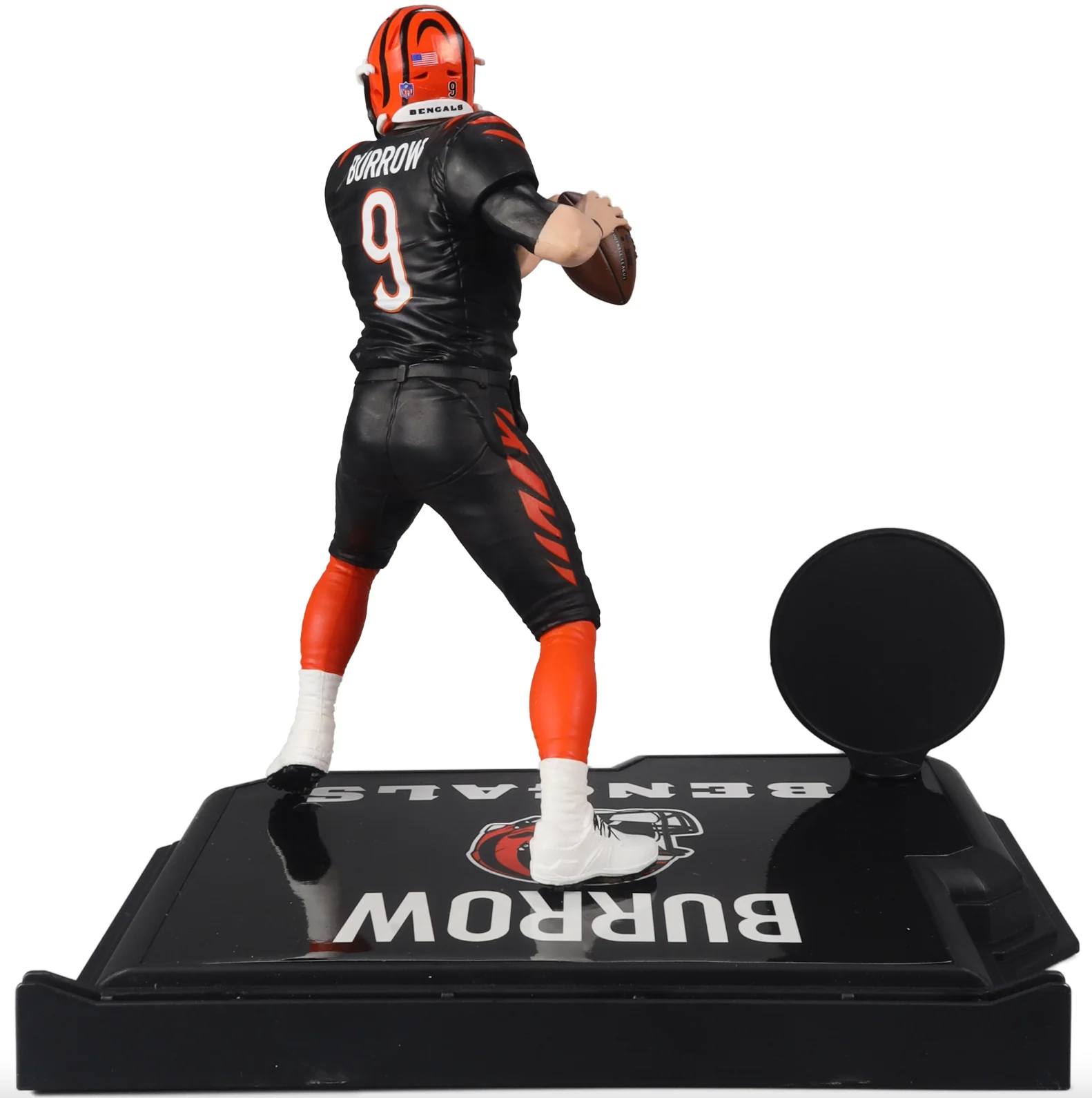 McFarlane NFL Sports Picks - Joe Burrow Black Jersey Figure - Cincinnati Bengals - Image 4