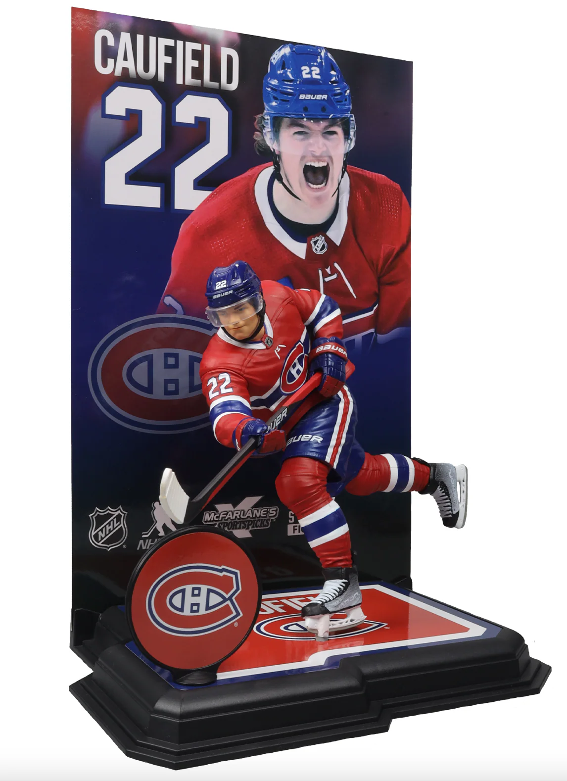 McFarlane NHL  Sports Picks - Cole Caufield Figure - Montreal Canadians - Image 3