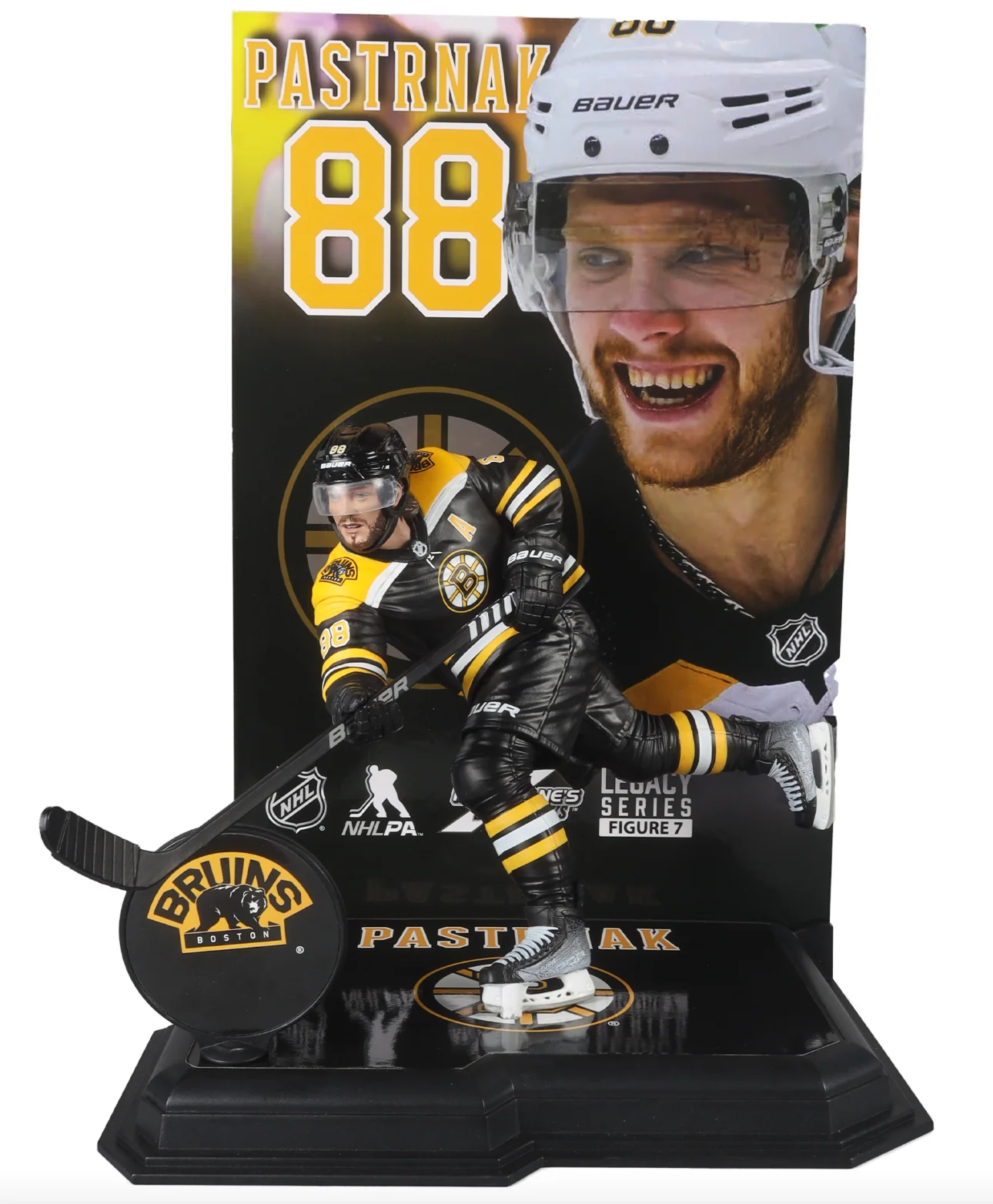 McFarlane NHL  Sports Picks - David Pastrnak Black Jersey Figure - Boston Bruins - Image 3