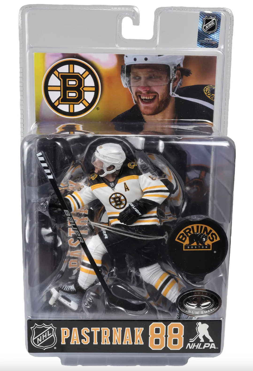 McFarlane NHL Sports Picks - David Pastrnak Variant Figure - Boston Bruins