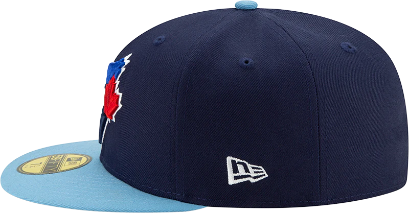 Toronto Blue Jays Navy/ Light Blue New Alternate 4 Authentic Collection On-Field New Era - 59FIFTY Fitted Hat - Image 3