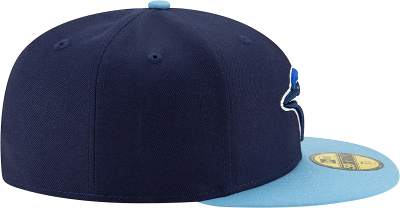 Toronto Blue Jays Navy/ Light Blue New Alternate 4 Authentic Collection On-Field New Era - 59FIFTY Fitted Hat - Image 4
