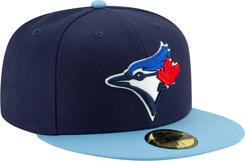 Toronto Blue Jays Navy/ Light Blue New Alternate 4 Authentic Collection On-Field New Era - 59FIFTY Fitted Hat - Image 6