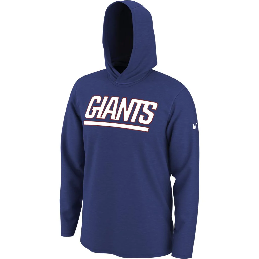New York Giants Royal Nike Helmet Performance - Hoodie Long Sleeve T-Shirt
