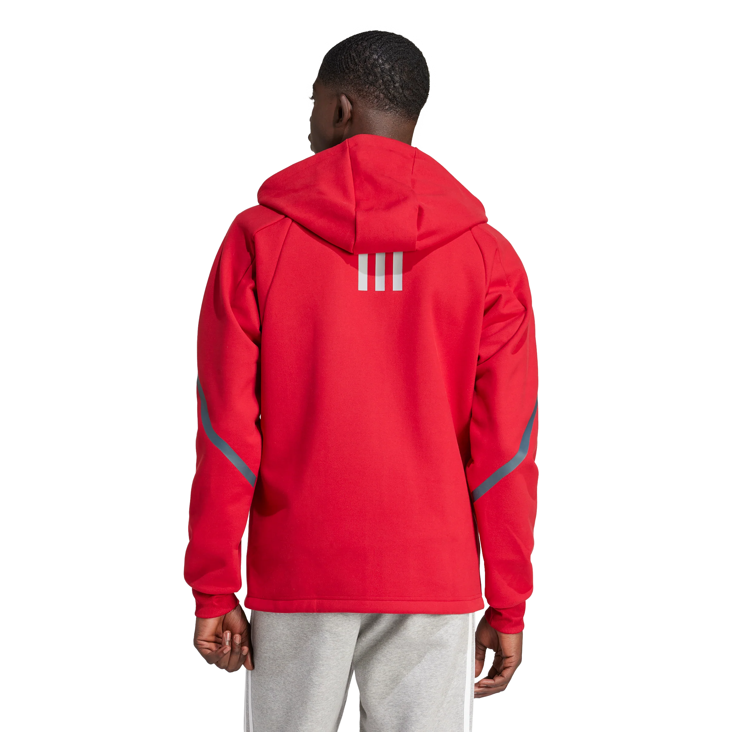 Toronto FC adidas Red 2024 Anthem Travel Raglan Sleeve Full-Zip Jacket - Image 4