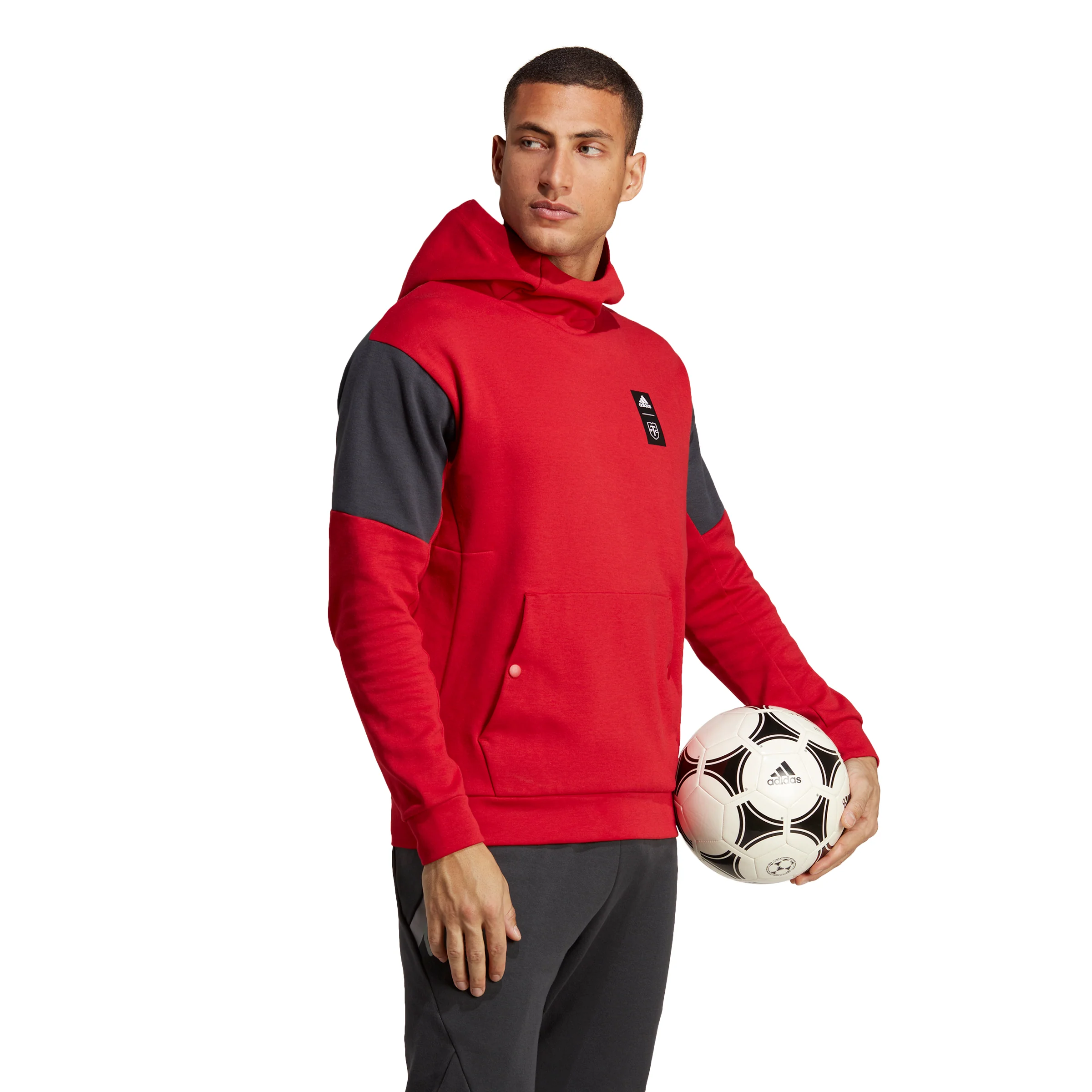 Toronto FC adidas Red Travel Pullover - Hoodie - Image 4