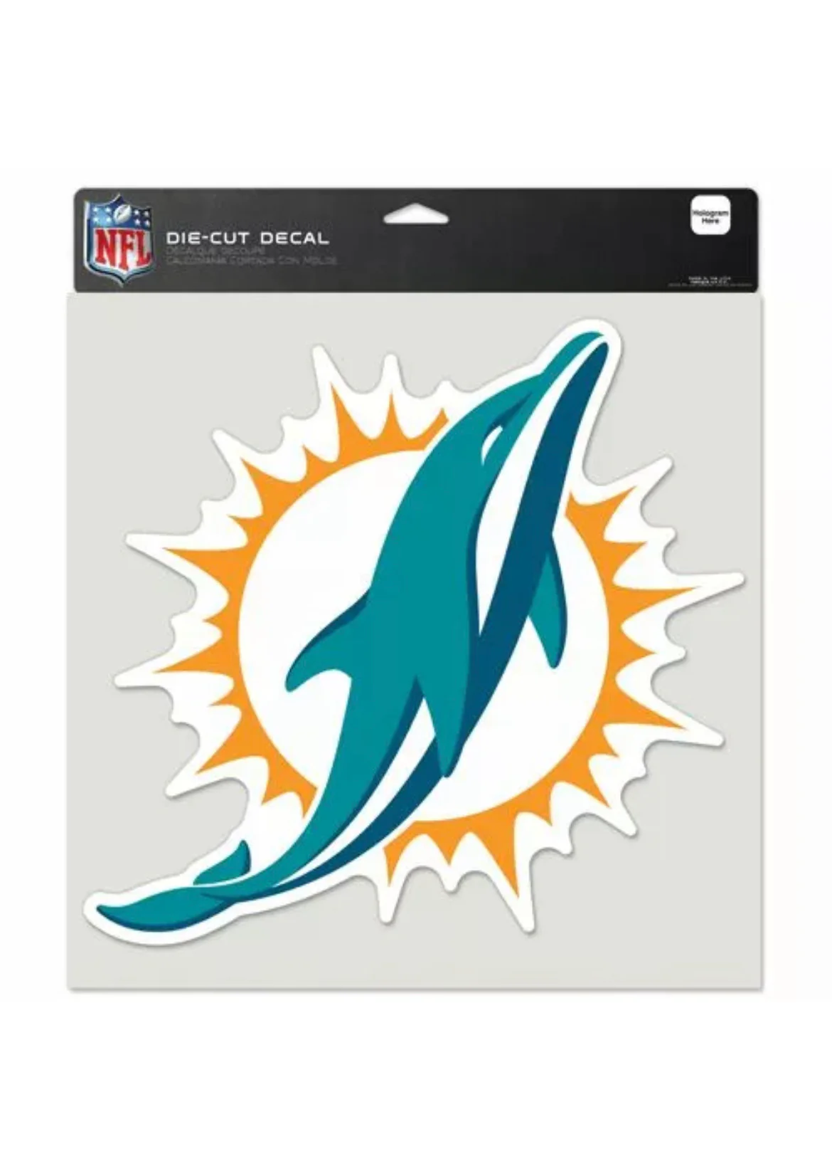 Miami Dolphins 8X8 NFL Wincraft Decal