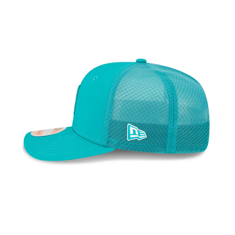 Miami Dolphins Retro New Era 9Seventy 2025 NFL Sideline Performance Collection Snapback Adjustable Hat - Image 4