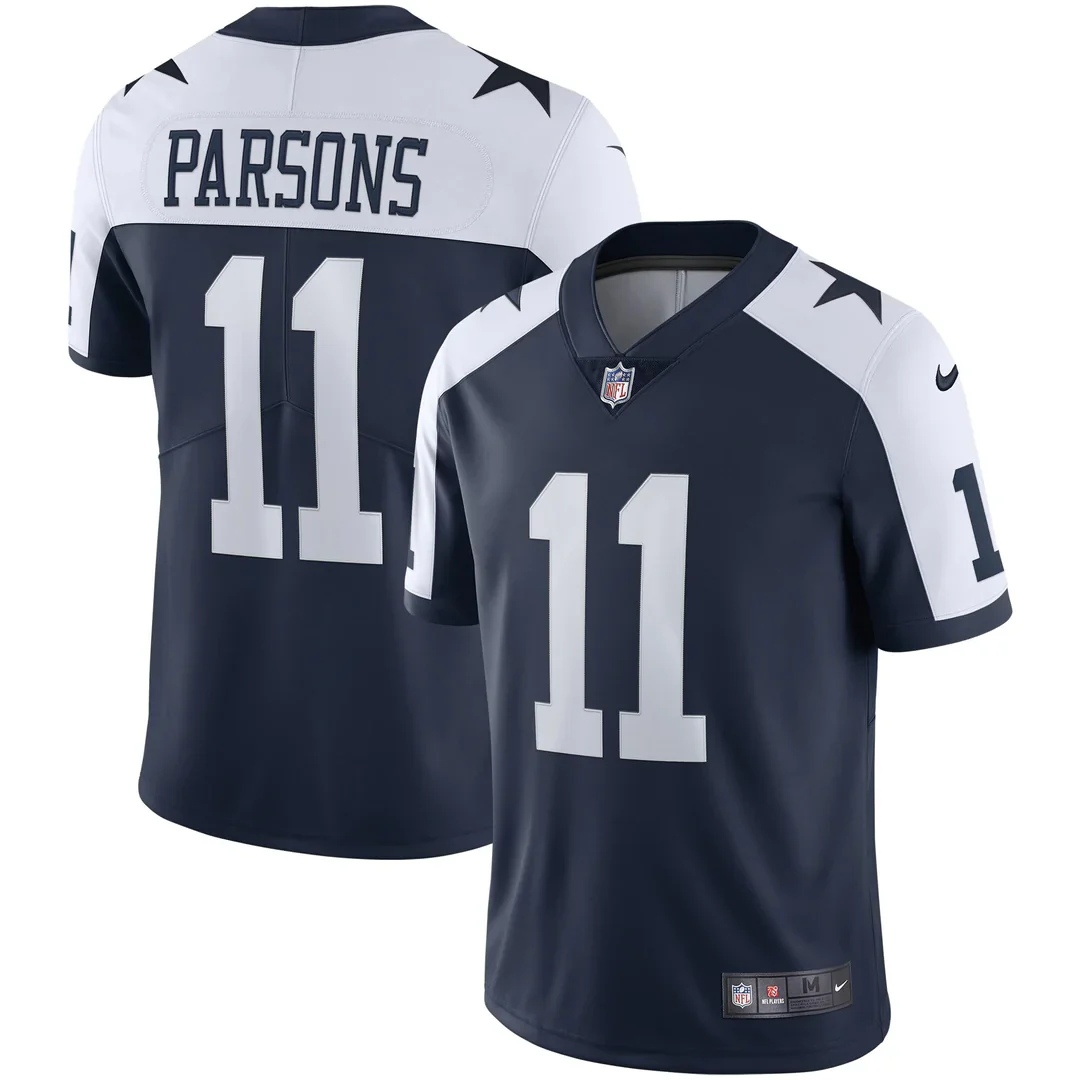 Micah Parsons #11 Dallas Cowboys Navy Double Star Alternate Vapor Nike F.U.S.E Limited Jersey