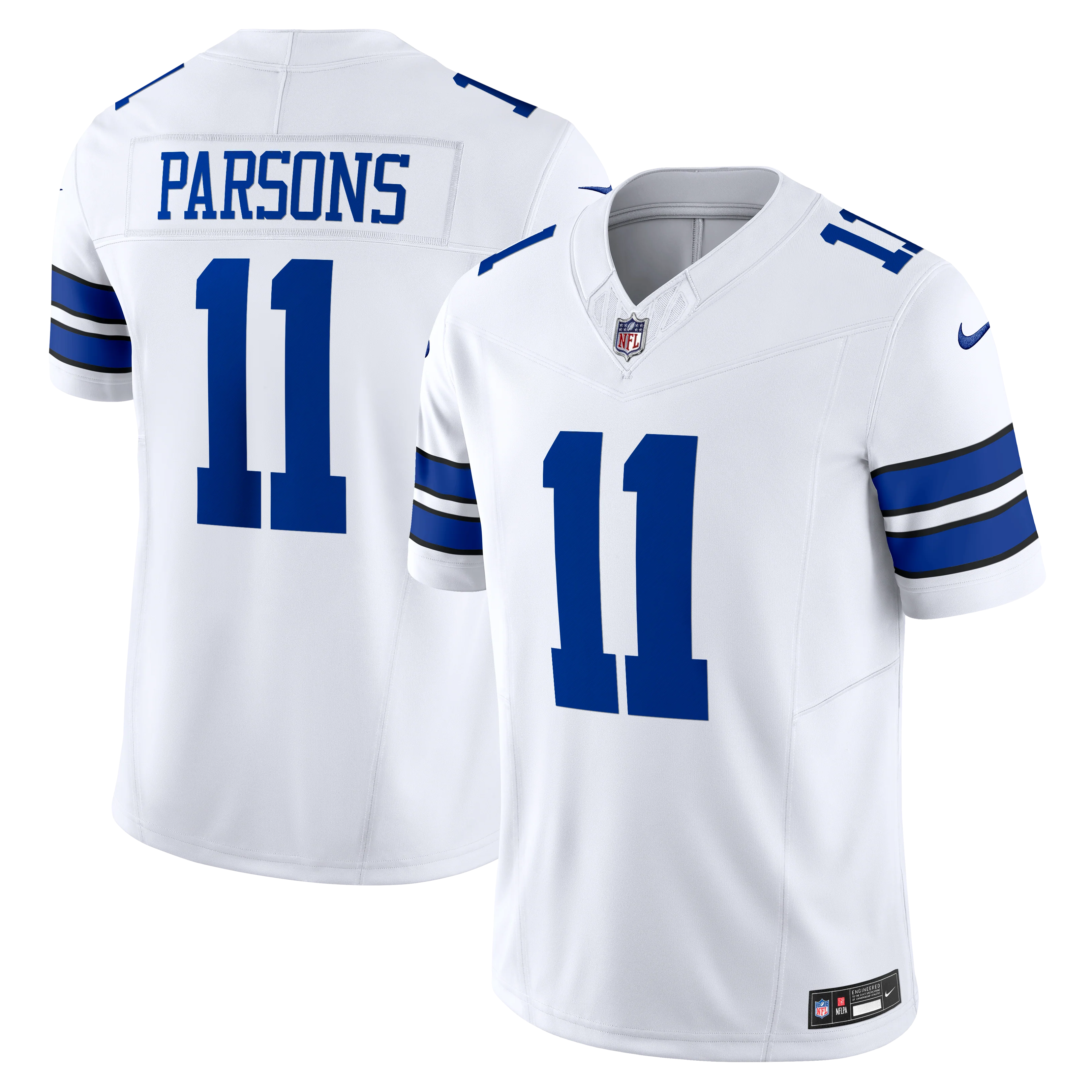 Micah Parsons #11 Dallas Cowboys White Nike Vapor F.U.S.E. Limited Jersey