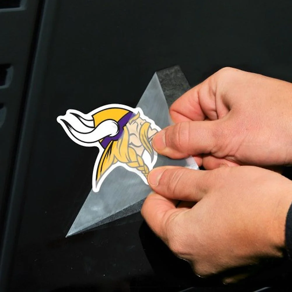 Minnesota Vikings 8X8 NFL Wincraft Decal - Image 2