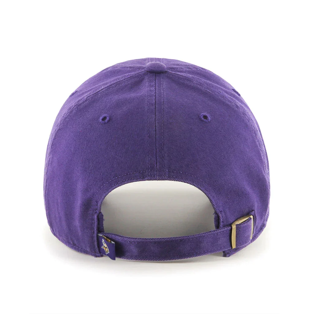 Minnesota Vikings Purple 47 Brand Clean Up Adjustable Hat - Purple - Image 2