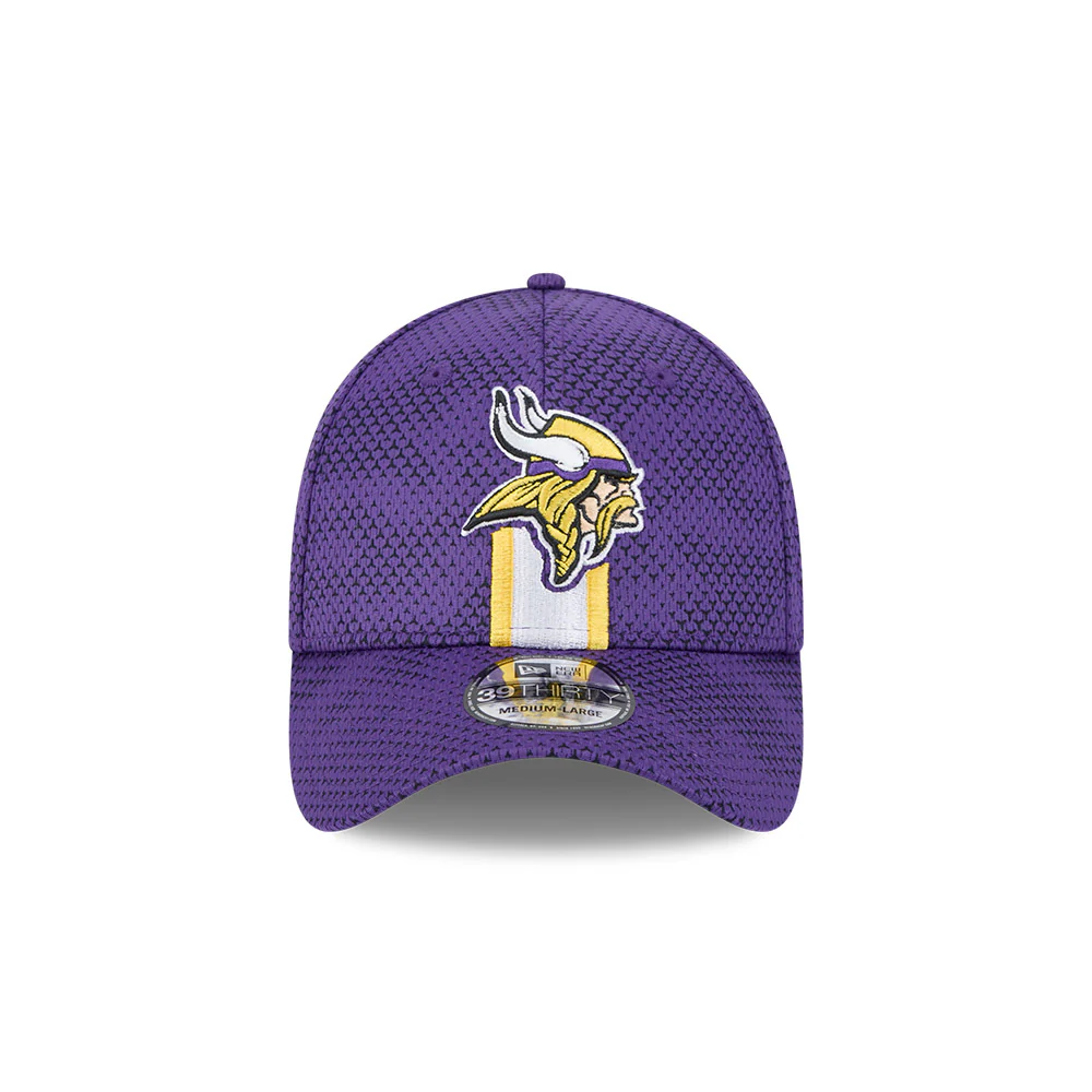 Minnesota Vikings Saints NFL 2024 Sideline New Era 39 Thirty Flex Hat - Purple - Image 7