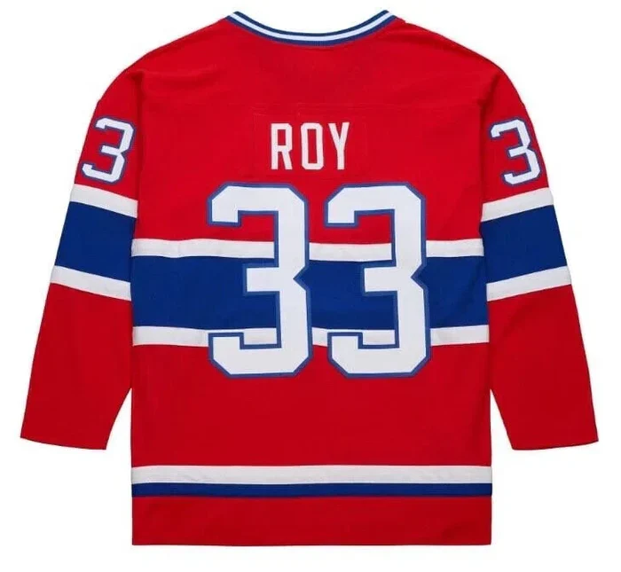 Patrick Roy #33 Montreal Canadien Mitchell & Ness Power Play Authentic Premium Replica 1992-93 Jersey - Image 2