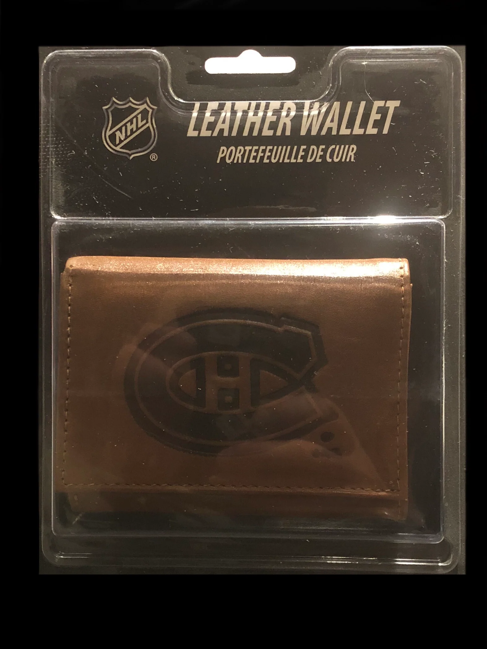 Montreal Canadiens NHL Trifold Leather Wallet - Image 2