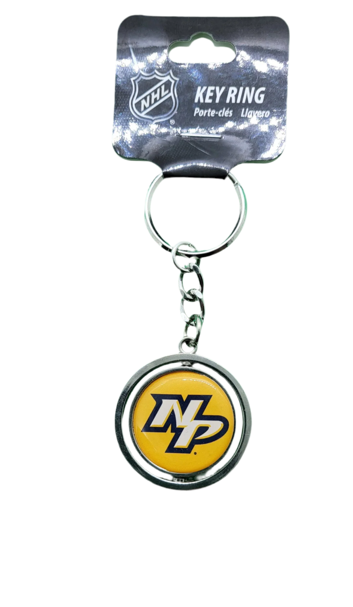 Nashville Predators Spinner Key Ring - Image 2