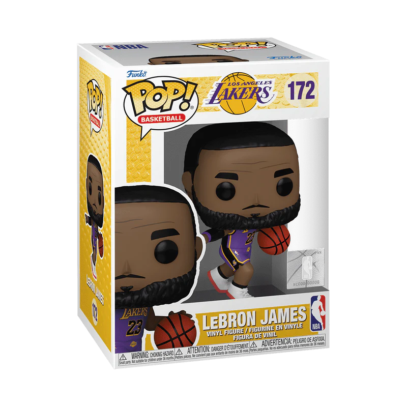 NBA POP! Funko Los Angeles Lakers Lebron James Vinyl Figure #172