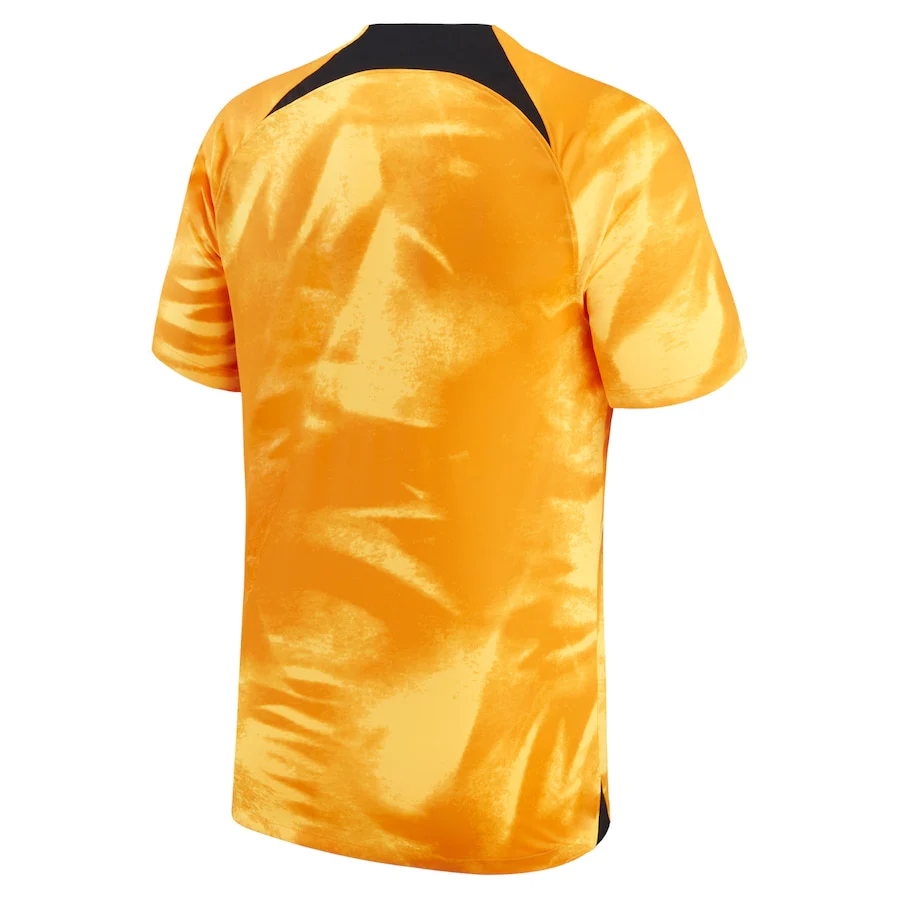 Netherlands World Cup 2022 Stadium Home Orange Nike Jersey - Image 3