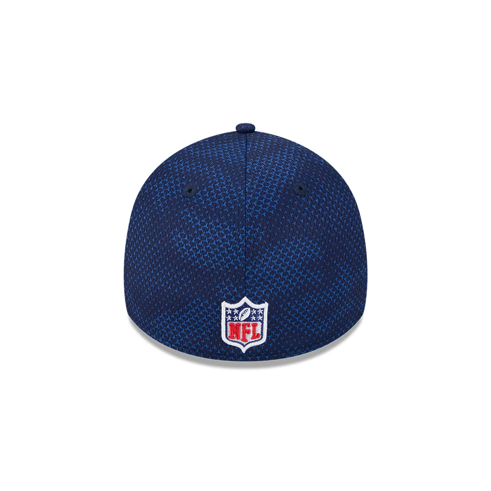 New England Patriots NFL 2024 Sideline New Era 39 Thirty Flex Hat - Navy - Image 4