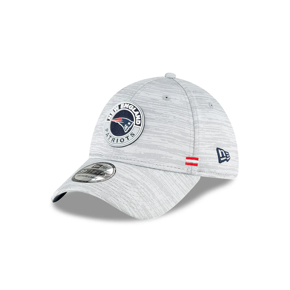 New England Patriots Official NFL 2020 Fall Sideline 39Thirty Stretch Fit Hat - Image 3