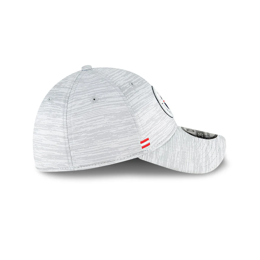 New England Patriots Official NFL 2020 Fall Sideline 39Thirty Stretch Fit Hat - Image 6