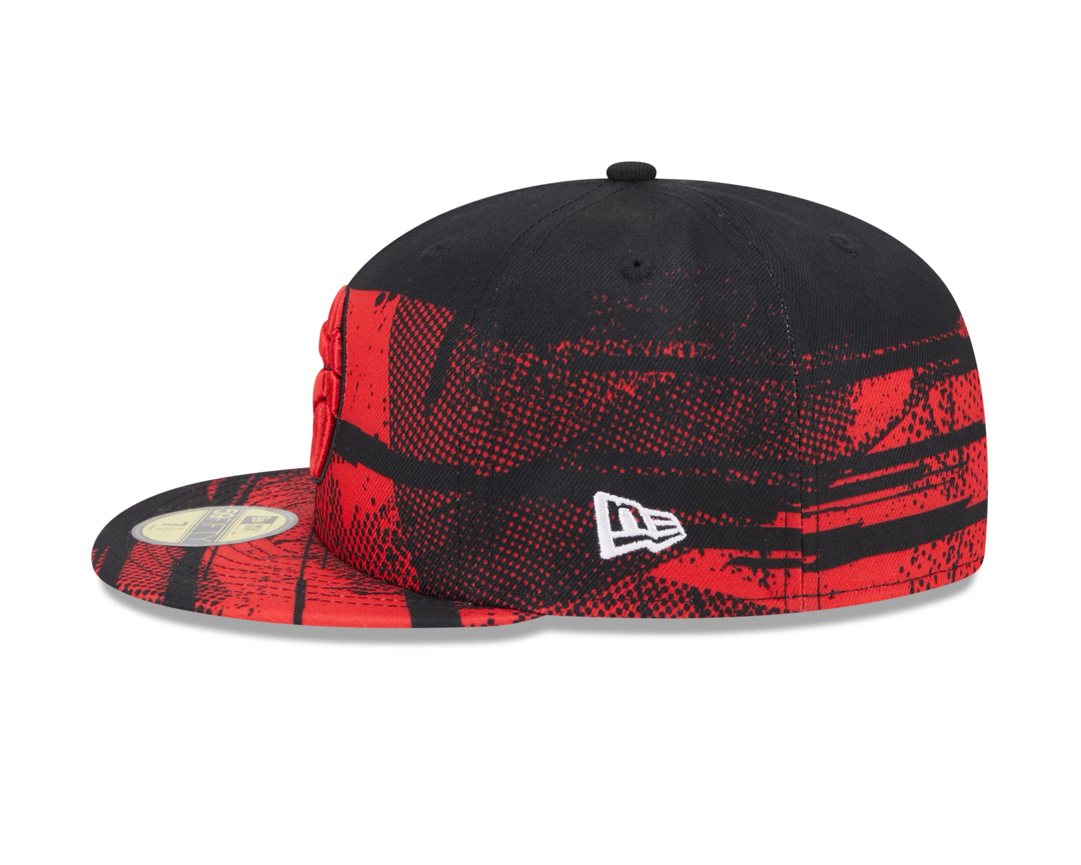 Toronto Raptors New Era Black Tip-Off 59FIFTY Hat - Image 4