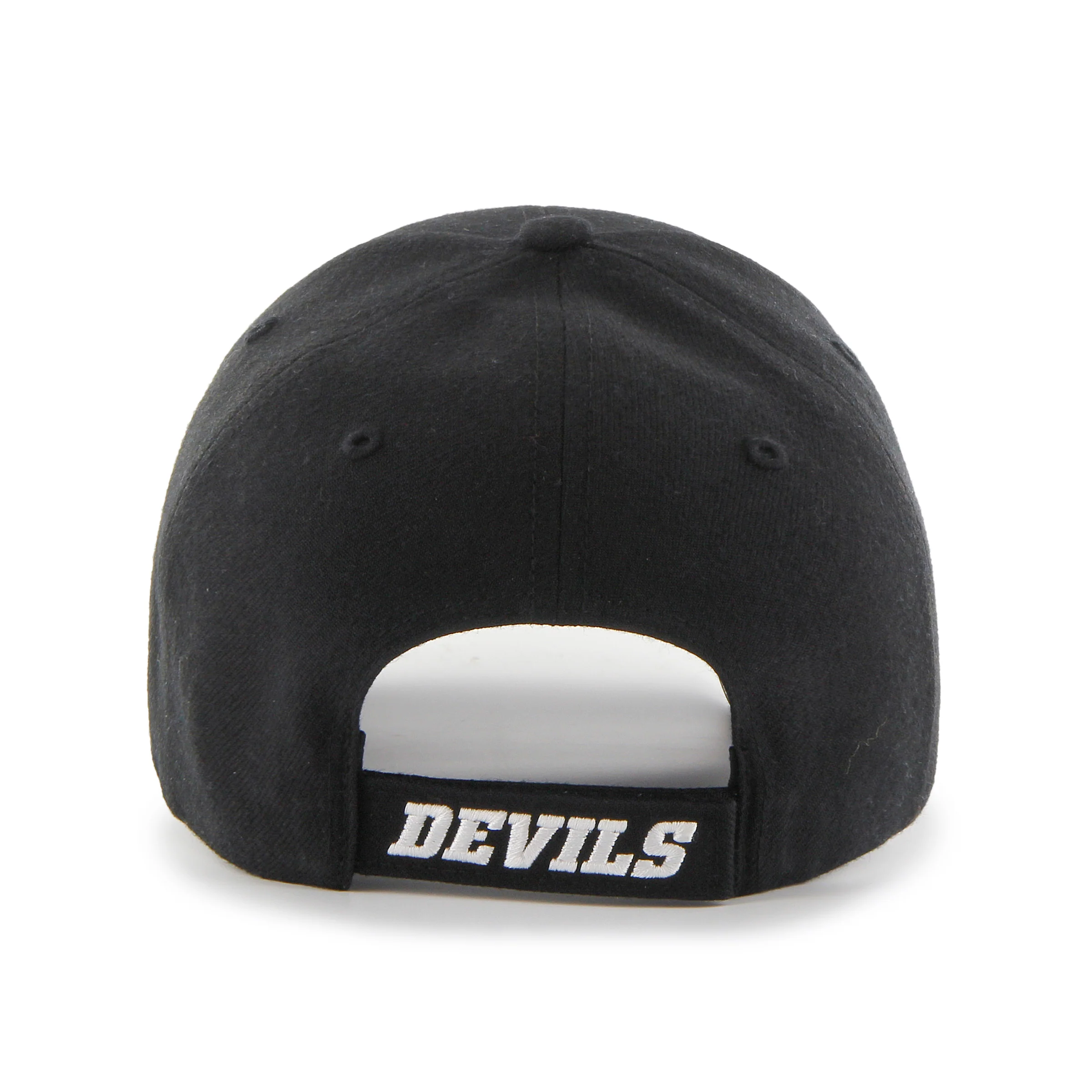 New Jersey Devils Black 47 Brand MVP Basic Adjustable Hat - Image 2
