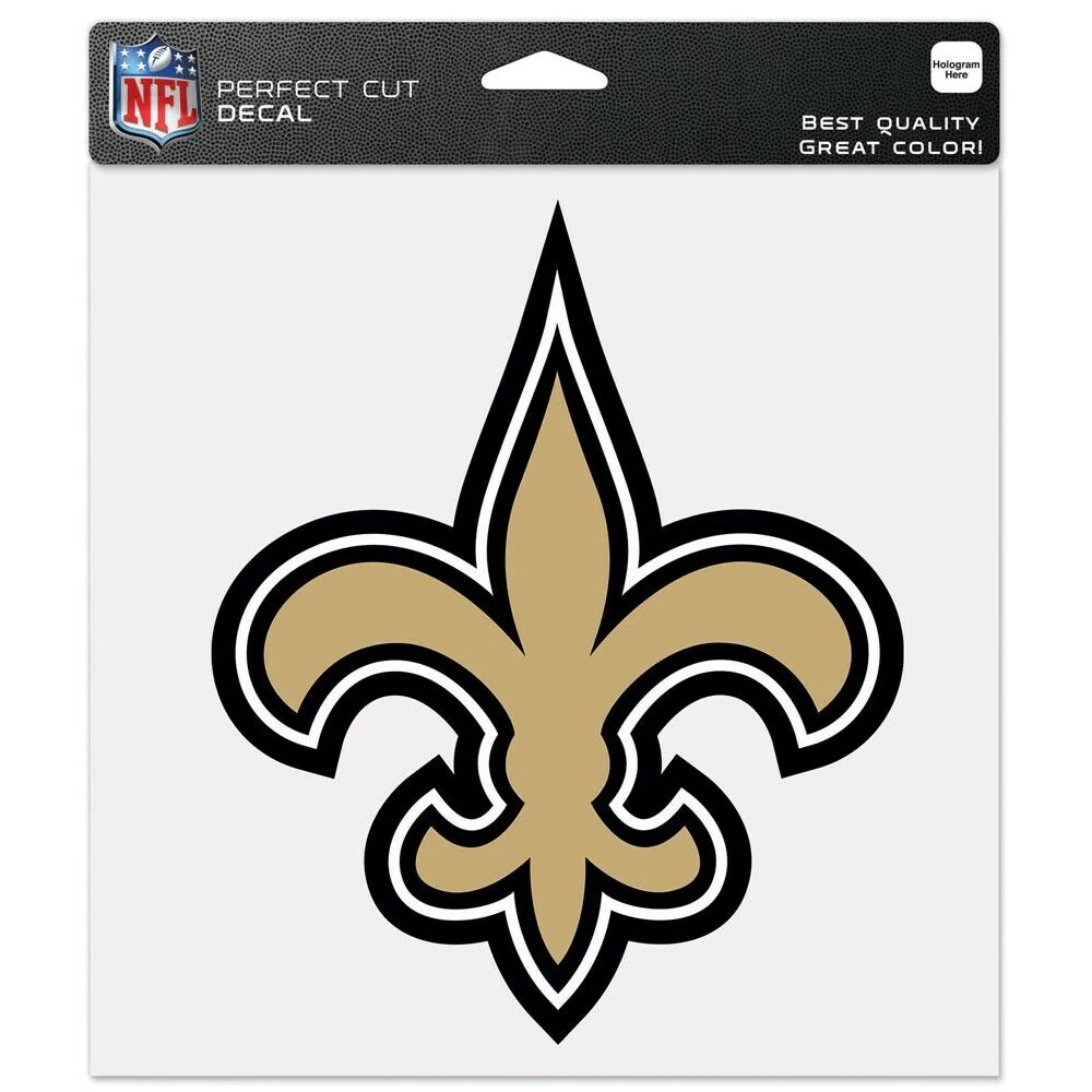 New Orleans Saints 8X8 Clear NFL Wincraft Decal