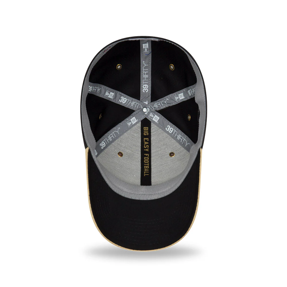 New Orleans Saints New Era 2018 On Field Sideline Home 39Thirty Flex Fit Hat - Image 6