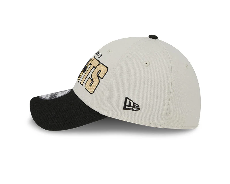 New Orleans Saints New Era 2023 NFL Draft 39THIRTY Flex Hat - Cream - Image 4