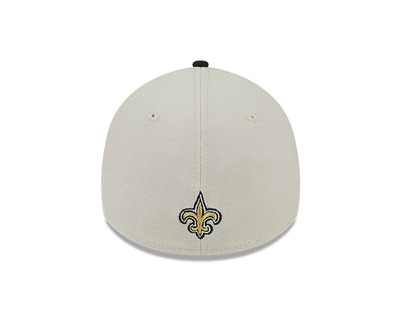 New Orleans Saints New Era 2023 NFL Draft 39THIRTY Flex Hat - Cream - Image 5