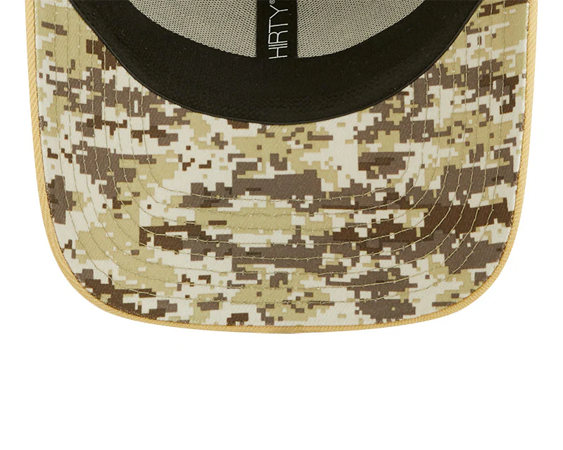 New Orleans Saints New Era Black/Gold 2022 Salute To Service - 39THIRTY Flex Hat - Image 7