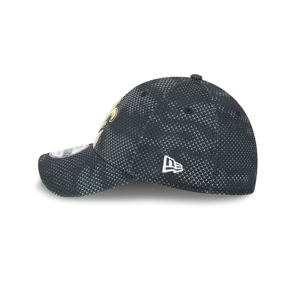 New Orleans Saints NFL 2024 Sideline New Era 39 Thirty Flex Hat - Black - Image 5