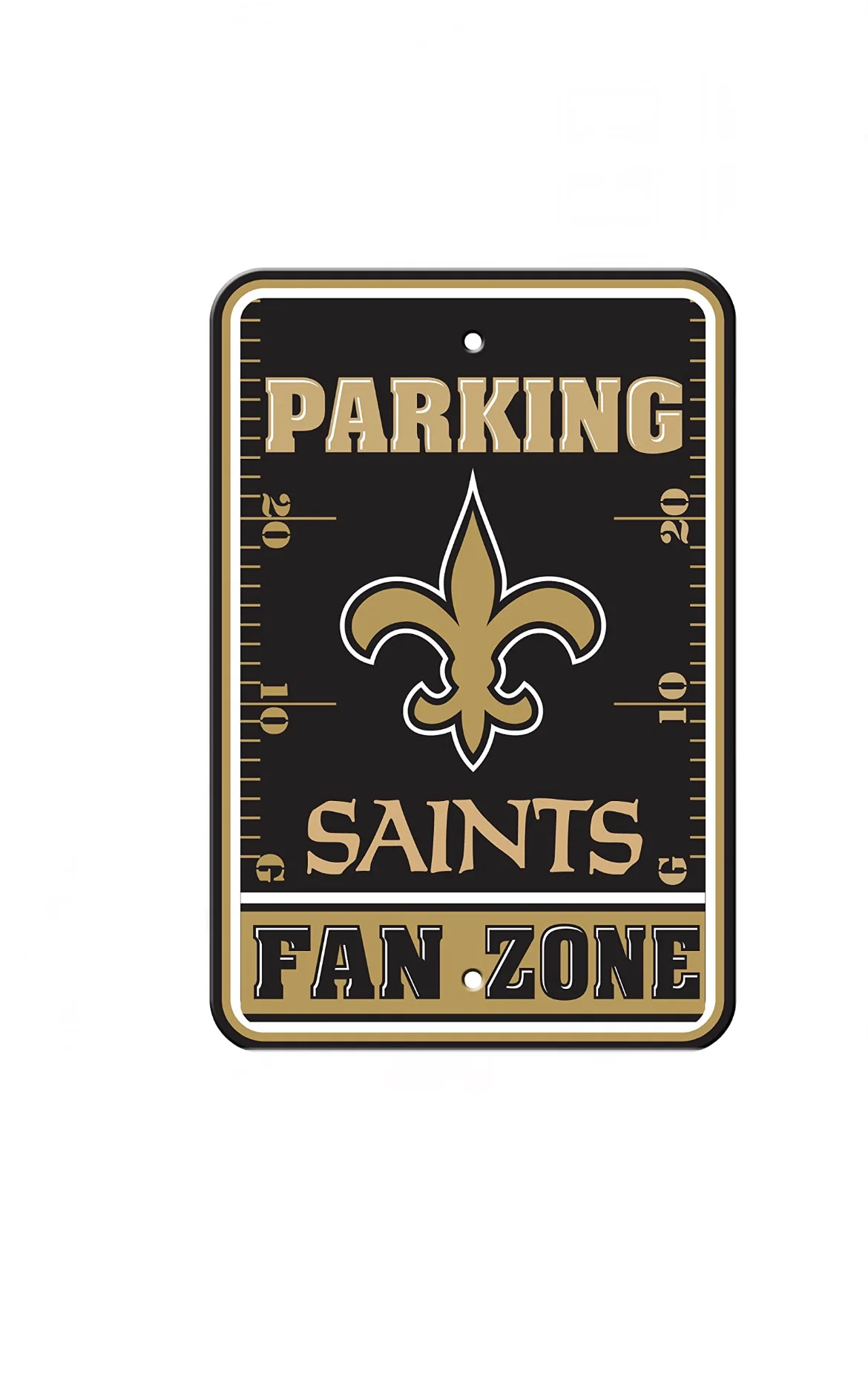 New Orleans Saints Sports Vault Parking Fan Zone Sign