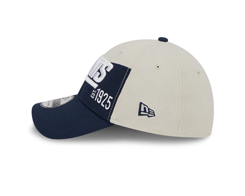 New York Giants New Era 2023 Historic Sideline 39THIRTY Flex Hat - Cream/Navy - Image 4