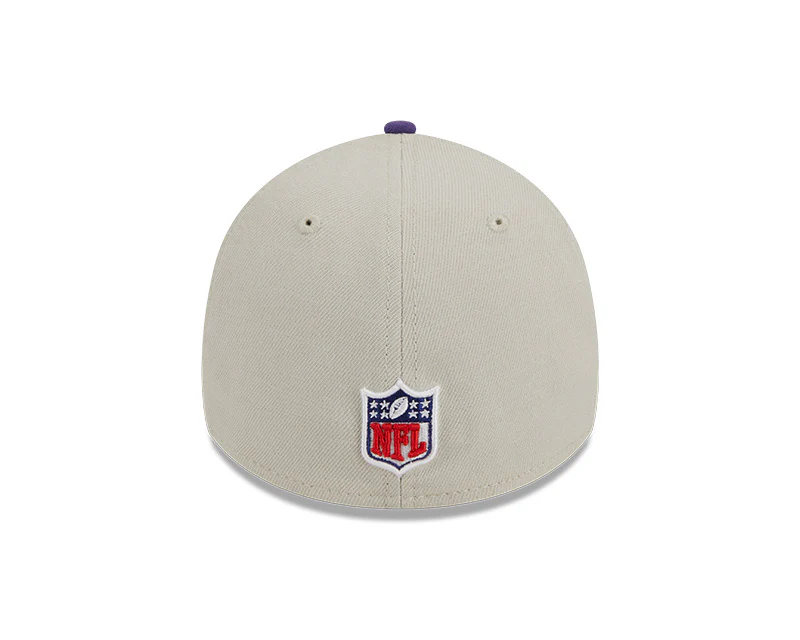 New York Giants New Era 2023 Historic Sideline 39THIRTY Flex Hat - Cream/Navy - Image 7