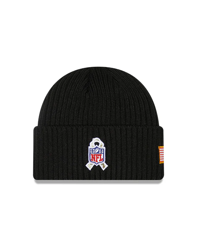 New York Giants New Era Salute To Service 2022 Sport Cuffed Knit Hat - Image 2