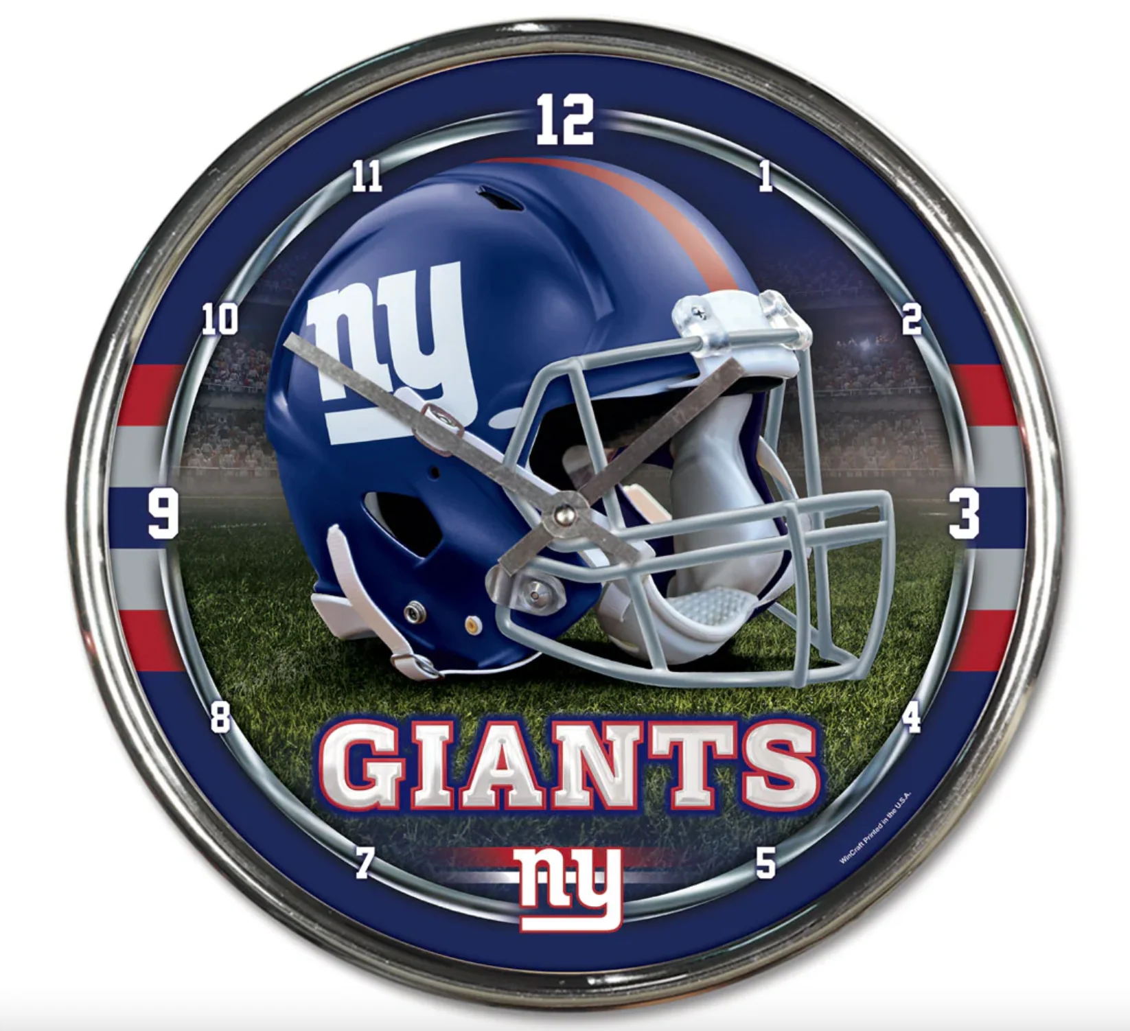 New York Giants WinCraft NHL Chrome Clock