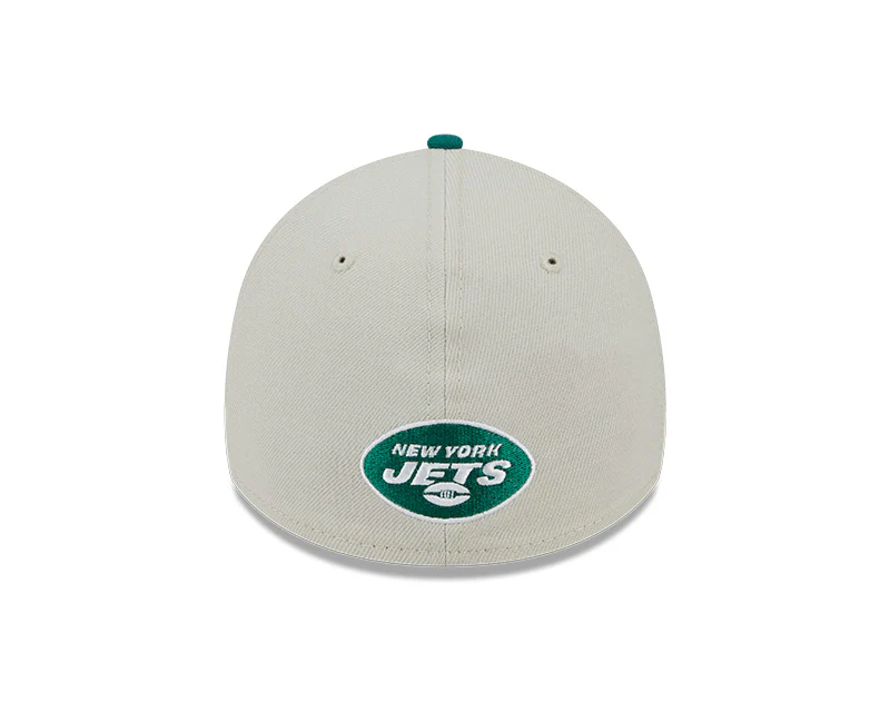New York Jets New Era 2023 NFL Draft 39THIRTY Flex Hat - Cream - Image 5