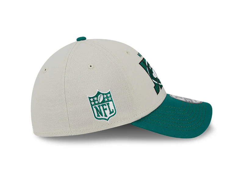 New York Jets New Era 2023 NFL Draft 39THIRTY Flex Hat - Cream - Image 6