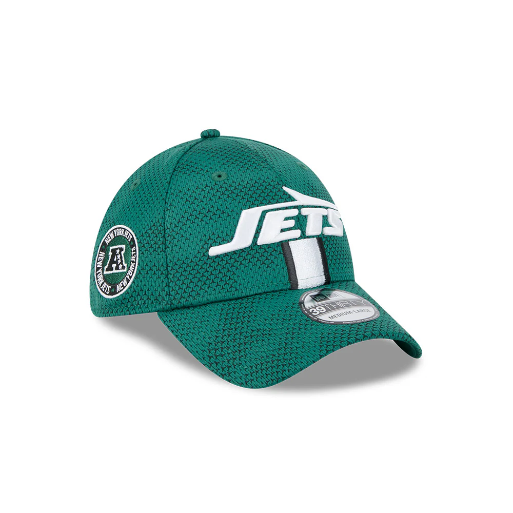 New York Jets NFL 2024 Sideline New Era 39 Thirty Flex Hat - Green - Image 7