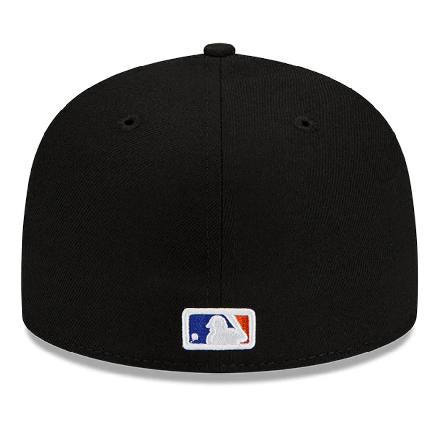 New York Mets New Era Black Alternate Authentic Collection On-Field 59FIFTY Fitted Hat - Image 3
