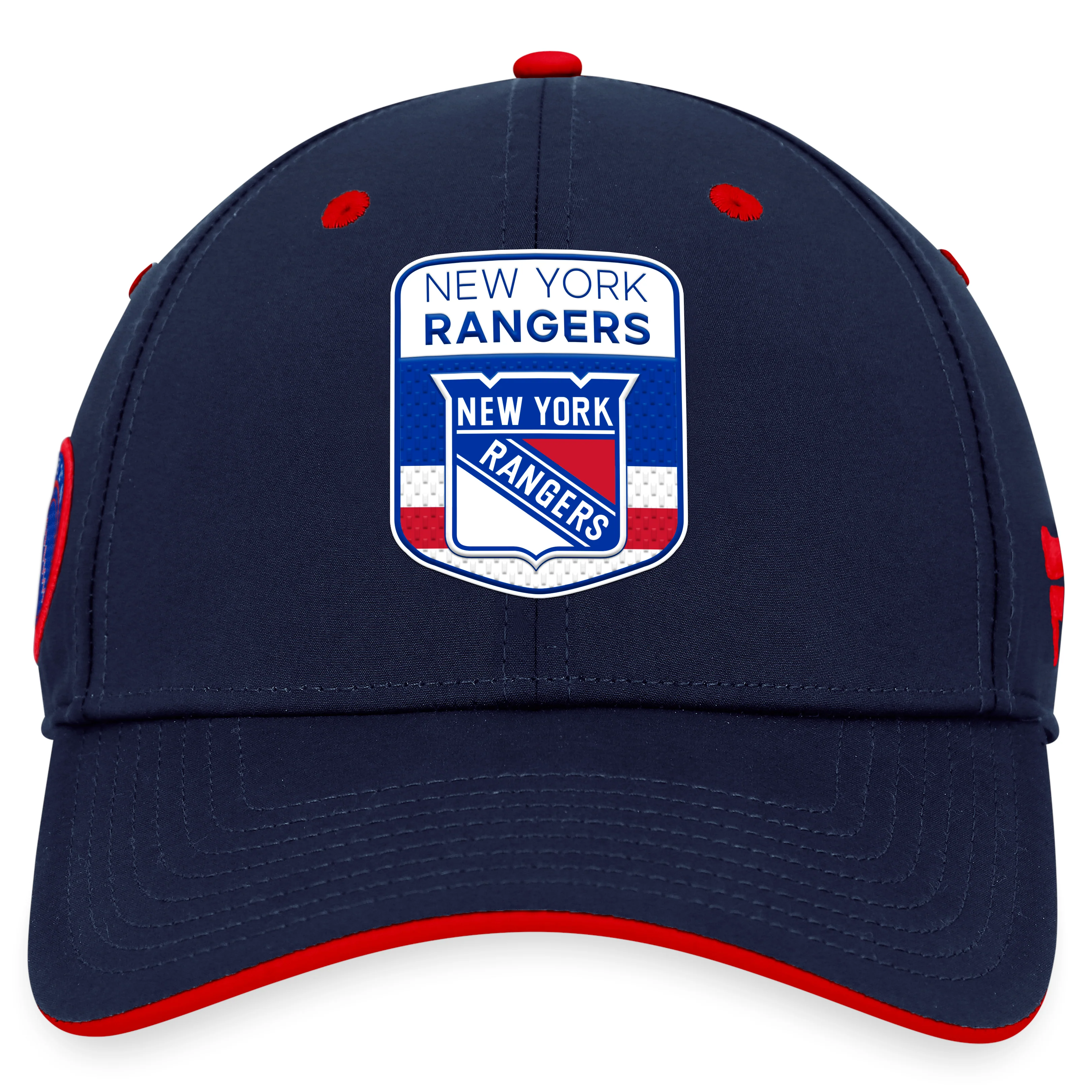 New York Rangers Fanatics Branded Navy 2023 NHL Draft Flex Hat - Image 4